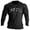 Black, variant on Men's T Shirt Casual Raglan Long Sleeve Tee with Letter Print for Everyday Streetwear and Comfortable Daily Wear
