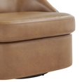 thumbnail image 5 of New Pacific Direct Hurley Faux Leather Swivel Accent Chair in Borneo Chocolate, 5 of 11