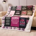 thumbnail image 3 of Best Grandma Blanket Gifts from Grandchildren Grandma Mothers Day Christmas Birthday Gifts | Best Grandma Ever Blanket Throw Blanket Presents Bday Gifts from Grandaughter Grandson 5”, 3 of 7