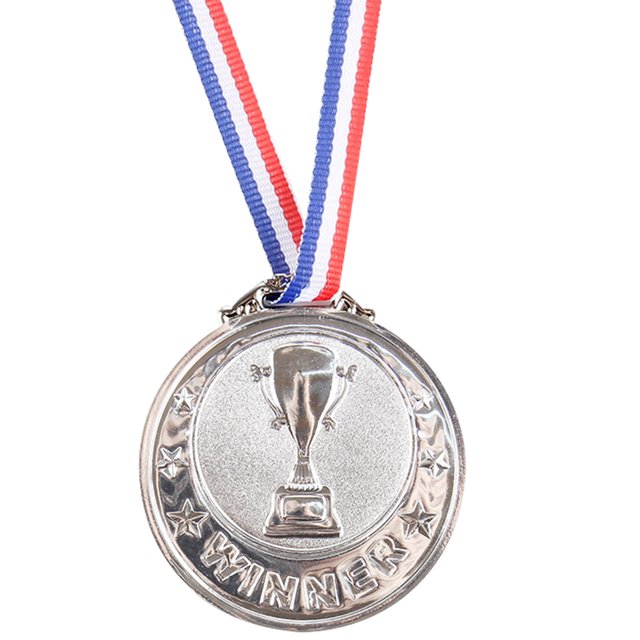 Medalla de 255 pulgadas premio de competición de fútbol regalo de recuerdo premio de bronce dorado y plateado