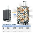 thumbnail image 6 of Haiem Butterflies Wild Insect Luggage Cover Printed Suitcase Covers for Luggage Elastic Washable Suitcase Protector Fits 18-32 Inch Luggage-Medium, 6 of 9
