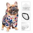 thumbnail image 3 of Balery Abstract Leopard Print Sudadera con Capucha para Perros Pequeños – Ropa para Mascotas, Disfraz para Perros y Gatos, Ideal para Fiestas y Cosplay-X-Large, 3 of 7