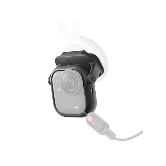 Flexi Angle Mount Compatible with Insta360 GO Ultra, Adjustable Clip Mount with 195° Tilt for Cap & Wearable POV Shooting
