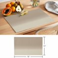 thumbnail image 6 of Khaki Ombre Placemats Set of 4 Gradient Gradual Color Place Mats Table Mats Kitchen Dining Home Outdoor Party Table Decoration, 6 of 9