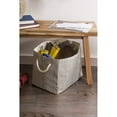 thumbnail image 5 of DII 10" Rectangle Modern Paper Medium Diamond Basketweave Bin in Black, 5 of 5