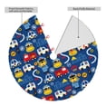 thumbnail image 2 of Yiaed Animals Rescue Team Print Christmas Tree Skirt , Tree SkirtsTree Mat for Christmas Winter Holiday Indoor Decorations-48", 2 of 7