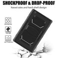 thumbnail image 5 of SOATUTO For Walmart Onn 8 Tbalet Case 2020 Model 100011885 ; For Onn 8 Case Heavy Duty Case Hard Back Cover Rugged Shockproof Protective Case Cover For Walmart Onn 8 8 inch Gen 2 2020 - Black, 5 of 7