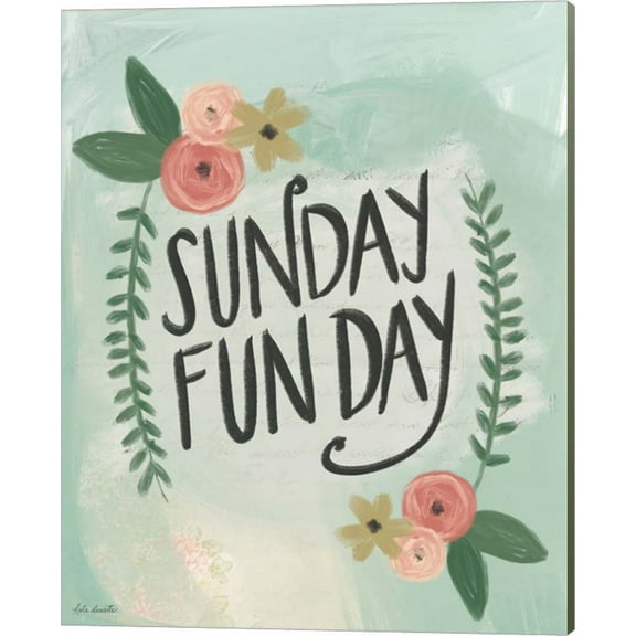 Sunday Funday by Katie Doucette, Canvas Wall Art, 16W x 20H