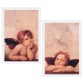 thumbnail image 1 of Impresión de Lienzo Pintura de Arte de Pared Cuadro de Parejas Contemporáneas Obra de Arte Moderna Sin Marco - 2 Paneles / Ju 30cmx45cm Sunnimix Cuadro decorativo de la pintura, 1 of 8