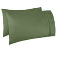 thumbnail image 3 of Nestl Deep Pocket King Sheets - 4 Piece King Size Bed Sheets with Fitted Sheet, Flat Sheet, Pillow Cases - Extra Soft Bedsheet Set with Deep Pockets for King Size - Calla Green, 3 of 6