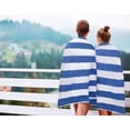 thumbnail image 6 of Utopia Towels, 35 by 70 Inches Beach Towel, 100% Ring-Spun Cotton Jumbo Bath Sheet, 600 GSM Highly Absorbent, Super Soft & Quick-Dry Towel, Blue, Beige, 6 of 8
