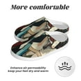 thumbnail image 6 of Disketp Colorful Bulldog Duo Women's Men's Slippers Plush Slip-On House Slipper for Winter Indoor Soft Cushion Non-slip Fluffy Slides Slippers-11, 6 of 7