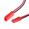 thumbnail image 2 of 20pcs 2 Pin connector male female jst plug cable 22 awg wire for rc battery, 2 of 4