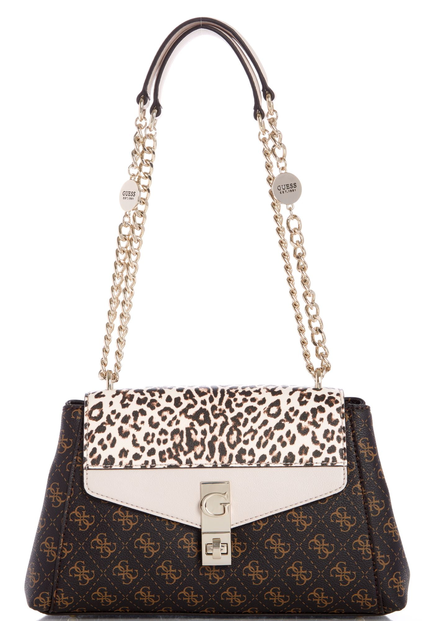 Guess Women s Lorenna Shoulder Bag Brown