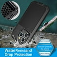 thumbnail image 4 of Compatiable with iPhone 15 Plus Case,360 Full Body Protective Cover Heavy Duty Shockproof Tough Armour Aluminum Alloy Metal Case with Silicone Built-in Screen Protector, 4 of 9