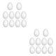 thumbnail image 1 of Billuyoard 100x DIY huevo de Pascua pintura artesanal adorno colgante para decoración de fiesta de niños 2piezas 120 mm 10 piezas, 1 of 1