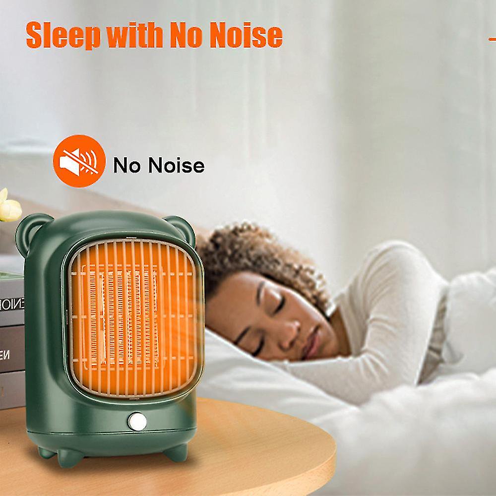 Electric Mini Space Heater Fan Table Ceramic Ptc Air Warmer Fan For Room  Office Warm Heater Eu Plug | Walmart Canada