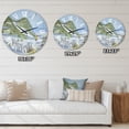 thumbnail image 4 of Designart 1 in Coastal Wall Clock, 4 of 5