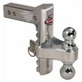 thumbnail image 1 of Trimax Locks Trailer Hitch Ball Mount TRZ6ALRP Razor RP; For 2 Inch Receiver; 10000 Pound Gross Trailer Weight/1500 Pound Tongue Weight; Non-Swivel; Dual Hitch Ball - 2 Inch And 2-5/16 Inch; Aluminum, 1 of 2