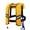 Yellow, variant on 150N Automatic Inflatable Life Jacket – Adjustable Nylon Swim Vest with CO2 Inflation, Reflective Strips & Safety Buckle, Adult Life Vest for Boating, Kayaking, Fishing(Black)