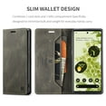 thumbnail image 2 of ELEHOLD for Google Pixel 6 2021 Wallet Case, Slim Luxury PU Leather Flip Cover RFID Blocking Card Slots Magnetic Closure Anti-Scratch Shockproof Case for Google Pixel 6 6.4 inch,Coffee, 2 of 10