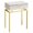 Beige Marble, variant on Accent Table Side End Nightstand Lamp Bedroom Metal Beige Marble Look