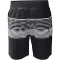 thumbnail image 3 of Men's G-III Sports by Carl Banks  Black Miami Marlins Coastline Volley Swim Shorts, 3 of 4