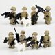 thumbnail image 4 of 8 st City Police SWAT Army Mini Figurer Soldat Serie med Tillbehör Byggklossar MiniFigurer Barn Diy, 4 of 4