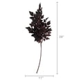 thumbnail image 5 of My Texas House Halloween Faux Leaves Stem, Plum, 30", 5 of 5