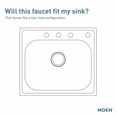 thumbnail image 2 of Moen 8244 M-Dura Commercial Kitchen Faucet - Chrome, 2 of 3