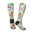 thumbnail image 4 of Bingfone Compression Socks For Women And Men Long Socks For Running Athletic Cycling Nurse-Mushroom And Frogs, 4 of 9