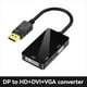 thumbnail image 2 of Cable Adaptador DP A VGA DVI Convertidor de Vídeo DP A Compatible con 1080P, Adecuado para Pro Air A, 2 of 5