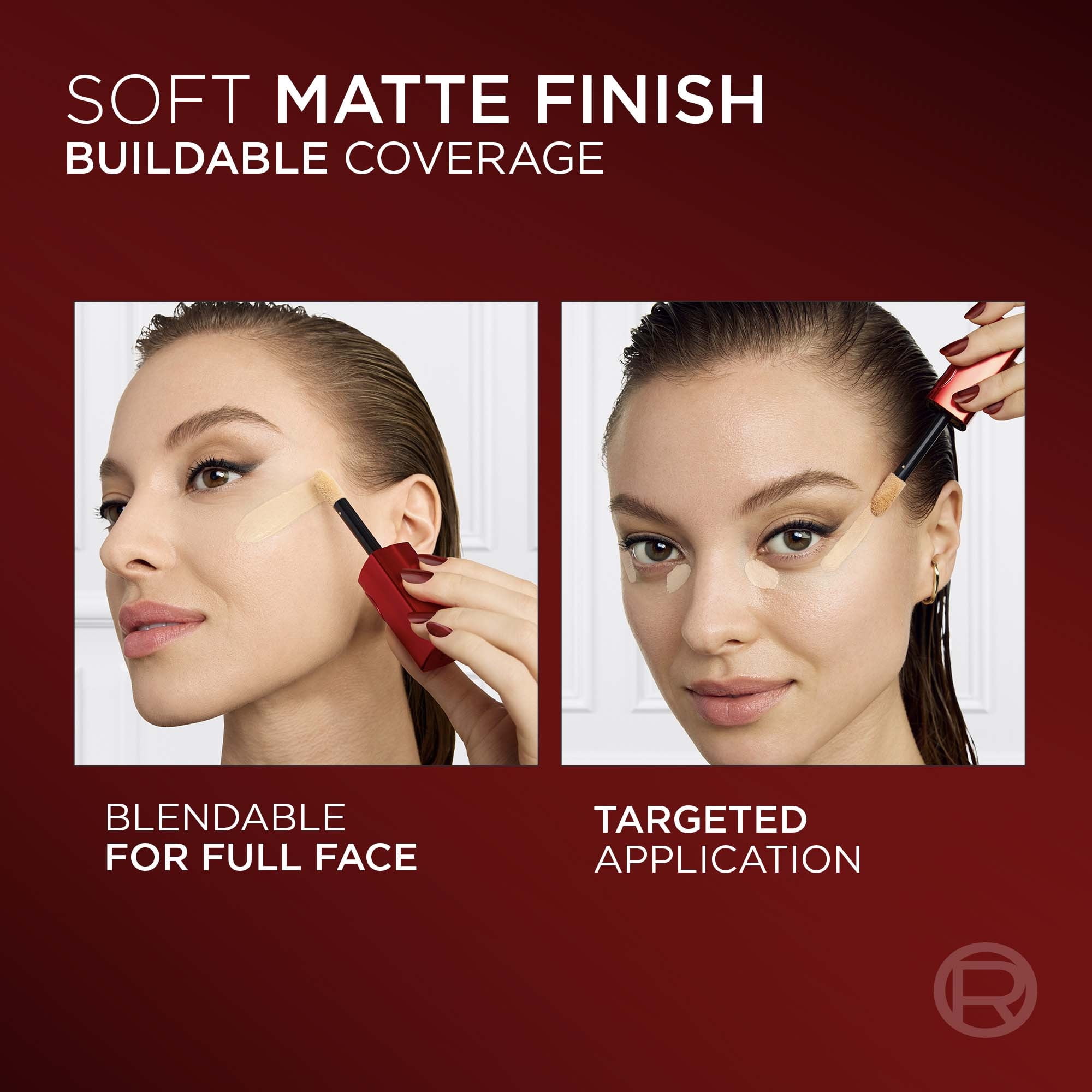 L'Oreal Paris Foundation & Concealer Hybrid Infallible Skin Ink, Longwear Transfer Resistant, Matte Finish, Light Longwear Foundation and Concealer