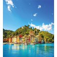 thumbnail image 3 of Juegos de Fundas Nórdicas, Mediterráneo Europeo Ciudad junto al Mar Portofino Italiano, 3 of 3