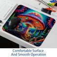 thumbnail image 6 of FeBohao Funny Mouse Pad Mat for Laptop Jiaji Cloth Washable Non Scratch Soft Custom Thin Abstract Office Accessory Women Chic Colorful Vintage Must Girl Boy Organizers Mushroom, 6 of 6