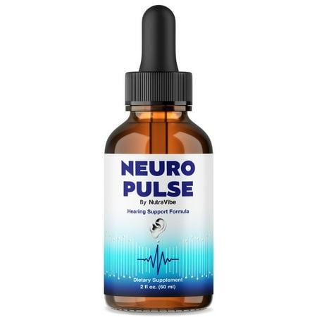 Neuro Pulse Drops - Ear Support, Natural Formula to Promote Inner Ear Health, Tinnitus Supplement for Ringing, Official Auditory Liquid, NeuroPulse Reviews (30 Servings)