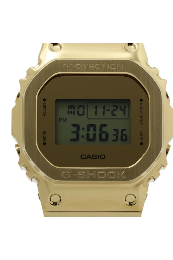 Pre-Owned CASIO GSHOCK GM5600YMG9JF Men's Digital Watch, Gold/Black Resin/SS