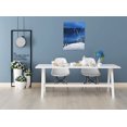 thumbnail image 2 of Yihui Arts Night Beach Scenery Coastal Painting in Royal Blue and White Color for Home Decor, 2 of 6