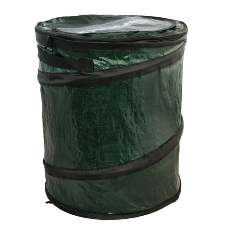 Coghlan s Pop-up Container 9.5 Gallon Volume Capacity  Spring-loaded Storage  Green