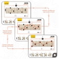 thumbnail image 4 of Sistema Sliding Guitarra Chord Compass & Book Noisy Clan CAGED, 4 of 9