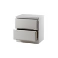 thumbnail image 3 of Commode de Nuit 2 Tiroirs MSW Motif SK (Blanc), 3 of 5