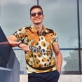 thumbnail image 4 of Balery Fall Farmhouse Pumpkins Camisa Polo de Hombre con Estampado, de Manga Corta y Tejido Medio, Camisa Tipo Golf Polo-Small, 4 of 6