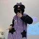thumbnail image 4 of Pijama Kawaii Sanrio Kuromi de felpa para mujer, conjunto de Bata de dibujos animados de Anime, ropa de casa con capucha, bata de felpa, Cinnamoroll My Melody, 4 of 4