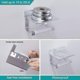 thumbnail image 3 of Soporte para papel higiénico, adhesivo fuerte, soporte para papel higiénico, autoadhesivo, aluminio plateado, 3 of 3