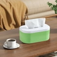 thumbnail image 6 of Btomtd Facial Paper Tissue Box Cover Tissue Box Holder for Living Room Bathroom Kitchen Vanity Countertops, Green, 6 of 6