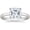 Princess Shape, variant on 0.5 to 1.5 Carat 14K White Gold Lab Grown IGI Certified Solitaire Diamond Engagement Ring (I-J Color SI1-SI2 Clarity) 0.5 Carat Size: 9 Round Shape
