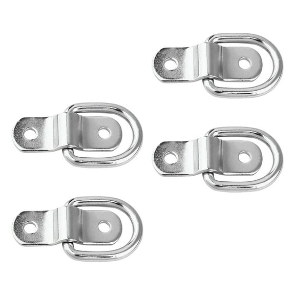 4 Pcs -ring Trailer Tie-down Anchors Truck Bed Downs