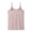 Pink, variant on Achuyrbd Women's Tank Tops Petite Size Basic U Neck Padded Camisole, Adjustable Strap Soft Knit Sleeveless Layering Undershirt, S-2XL