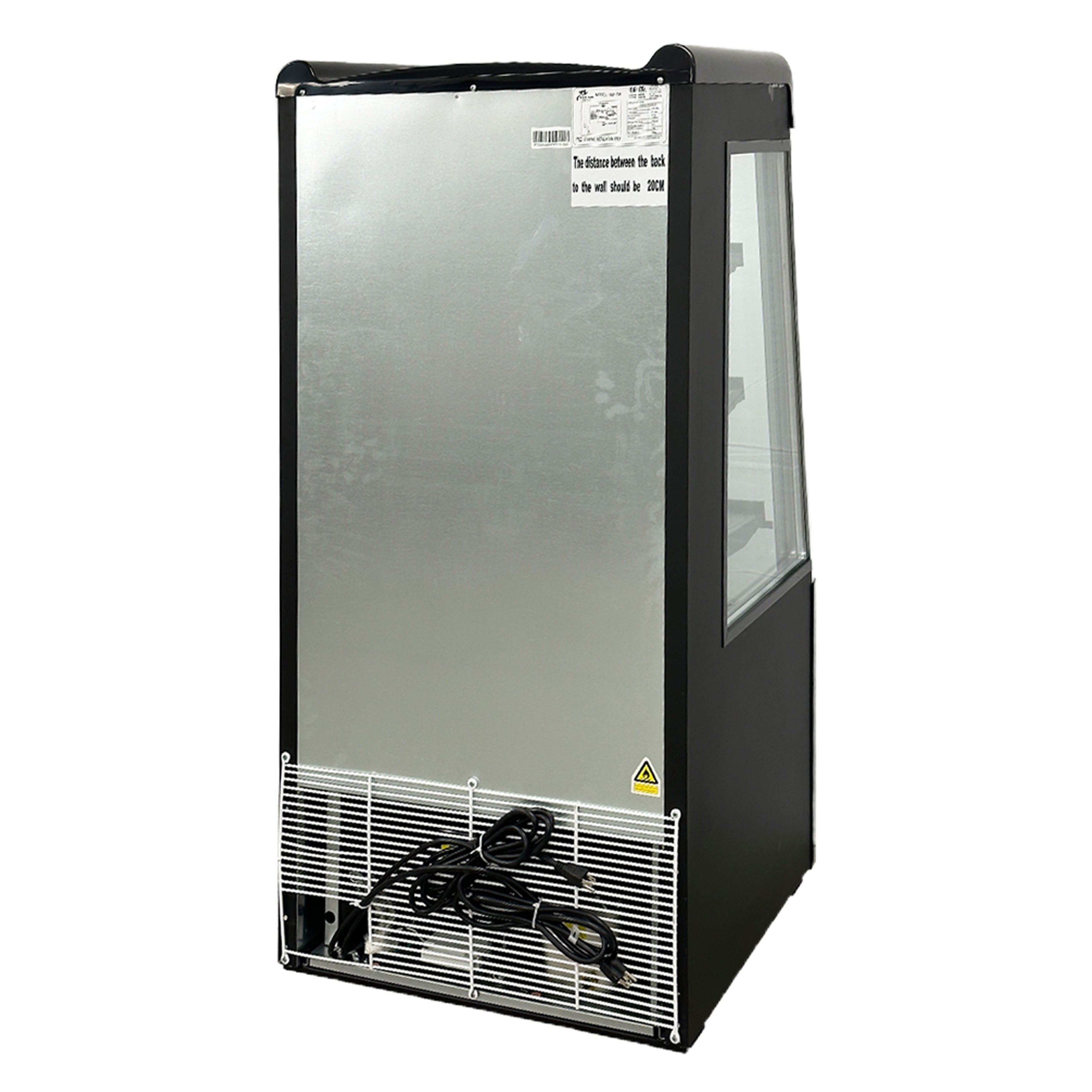 27.5 in. Commercial Refrigerator Open Air Merchandiser Slope, Air Curtain Multideck Open Chiller, NSF Certified