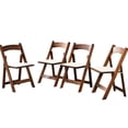 thumbnail image 2 of Upholstered 4 - piece Folding Chairs - Excellent Touch with PU Leather - Outdoor Banquets - Versatile Use, 2 of 6